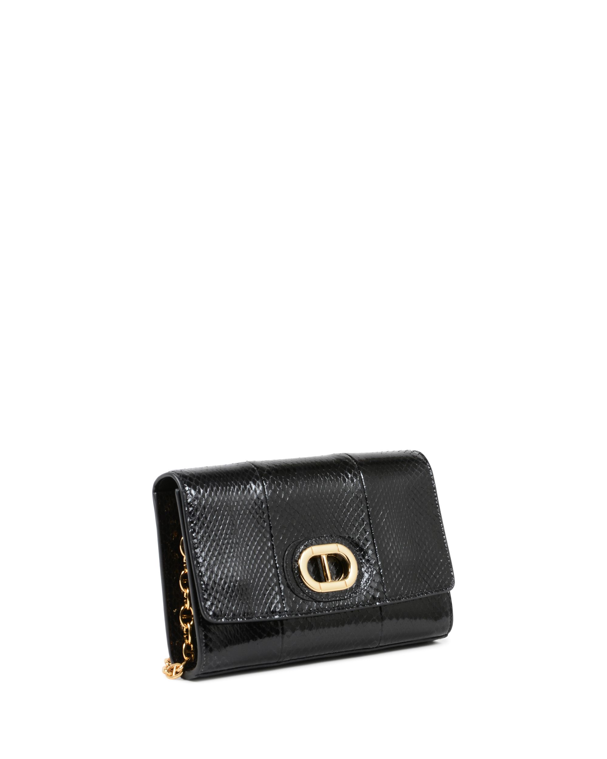 PB03 CLUTCH SMALL PITONE NERO